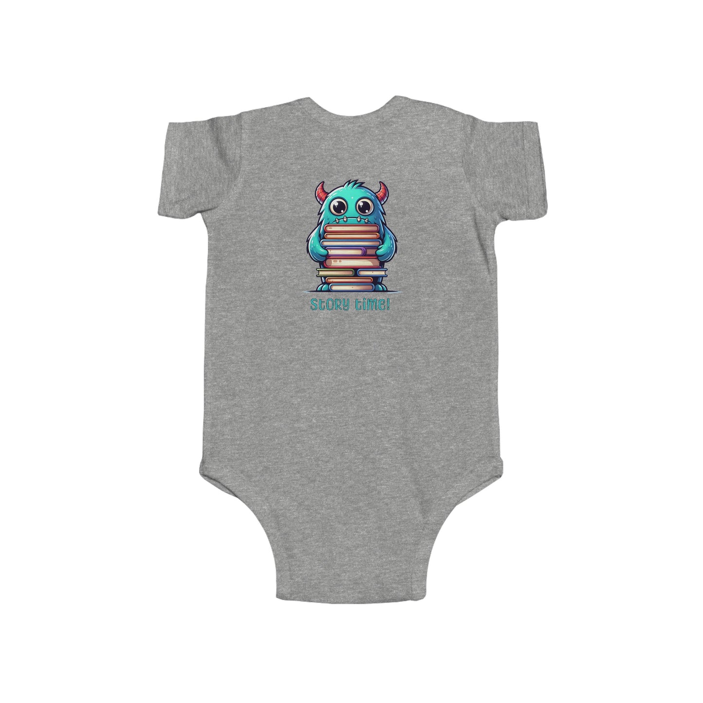 Baby Bodysuit - Happy Monster Story Time Design