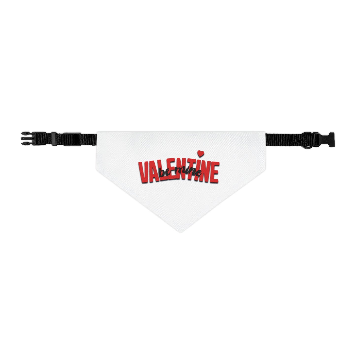 Pet Bandana Collar - Valentine, Be Mine