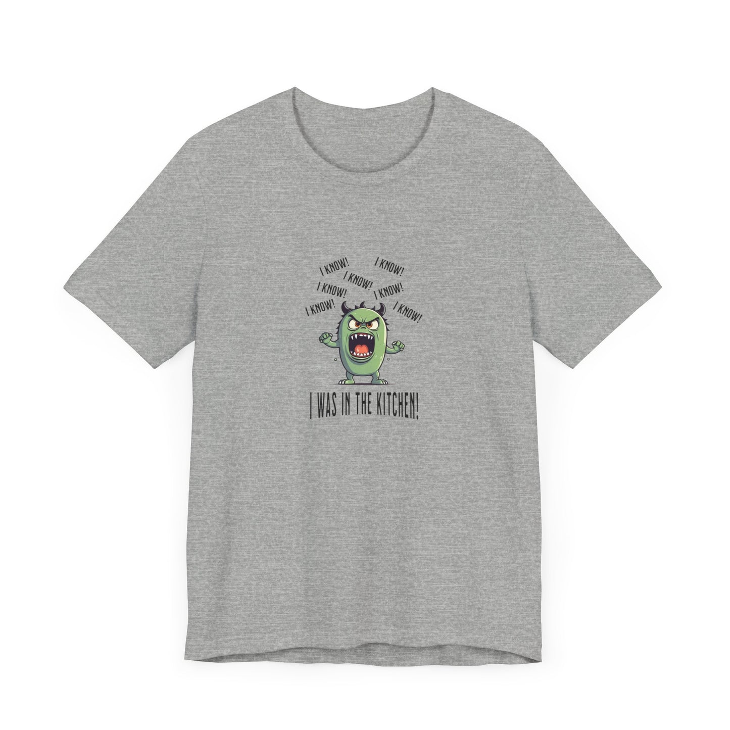 T-Shirt - Angry Monster Pickleball 'I Know, I'm in the Kitchen'