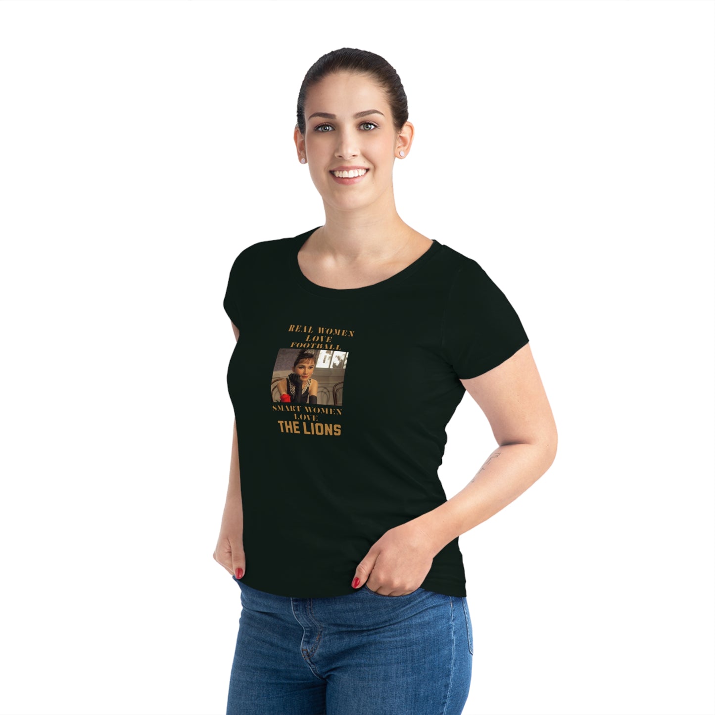 Women's T-Shirt Audrey Hepburn Football Quote