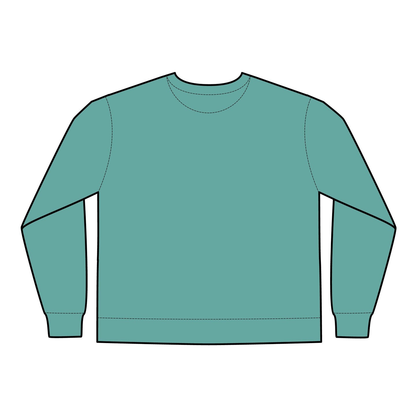 Crewneck Sweatshirt - Life is Good with Coffee, Pickleball, and Wine Design