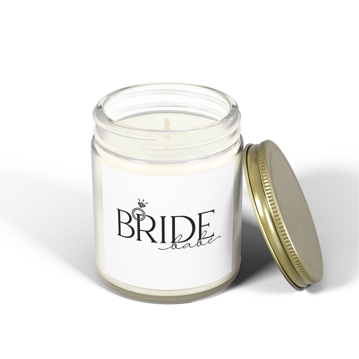 Bride Scented Candle - Coconut Apricot Wax (4oz, 9oz) | Perfect Wedding Gift