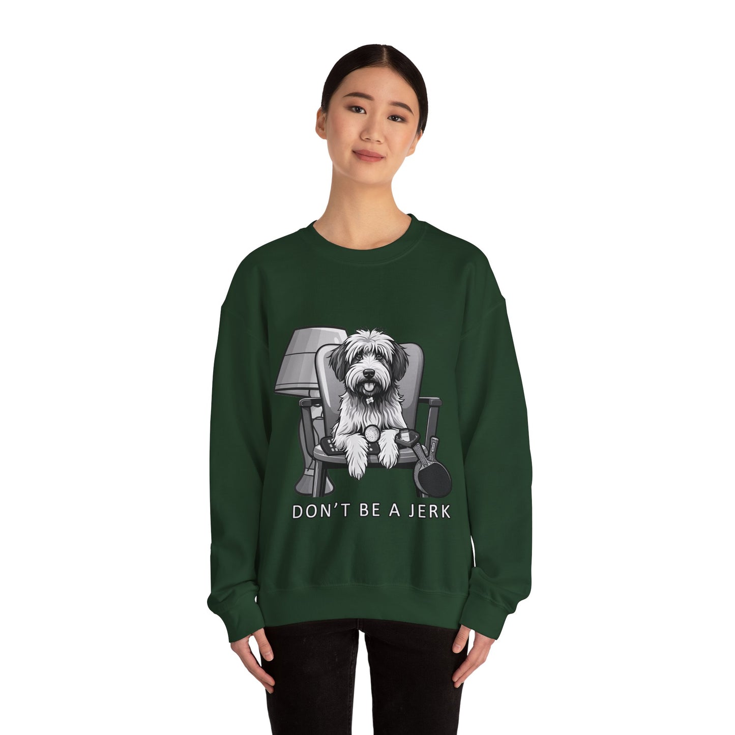 Funny Movie Inspired Unisex Sweatshirt - Don't be a Jerk Design