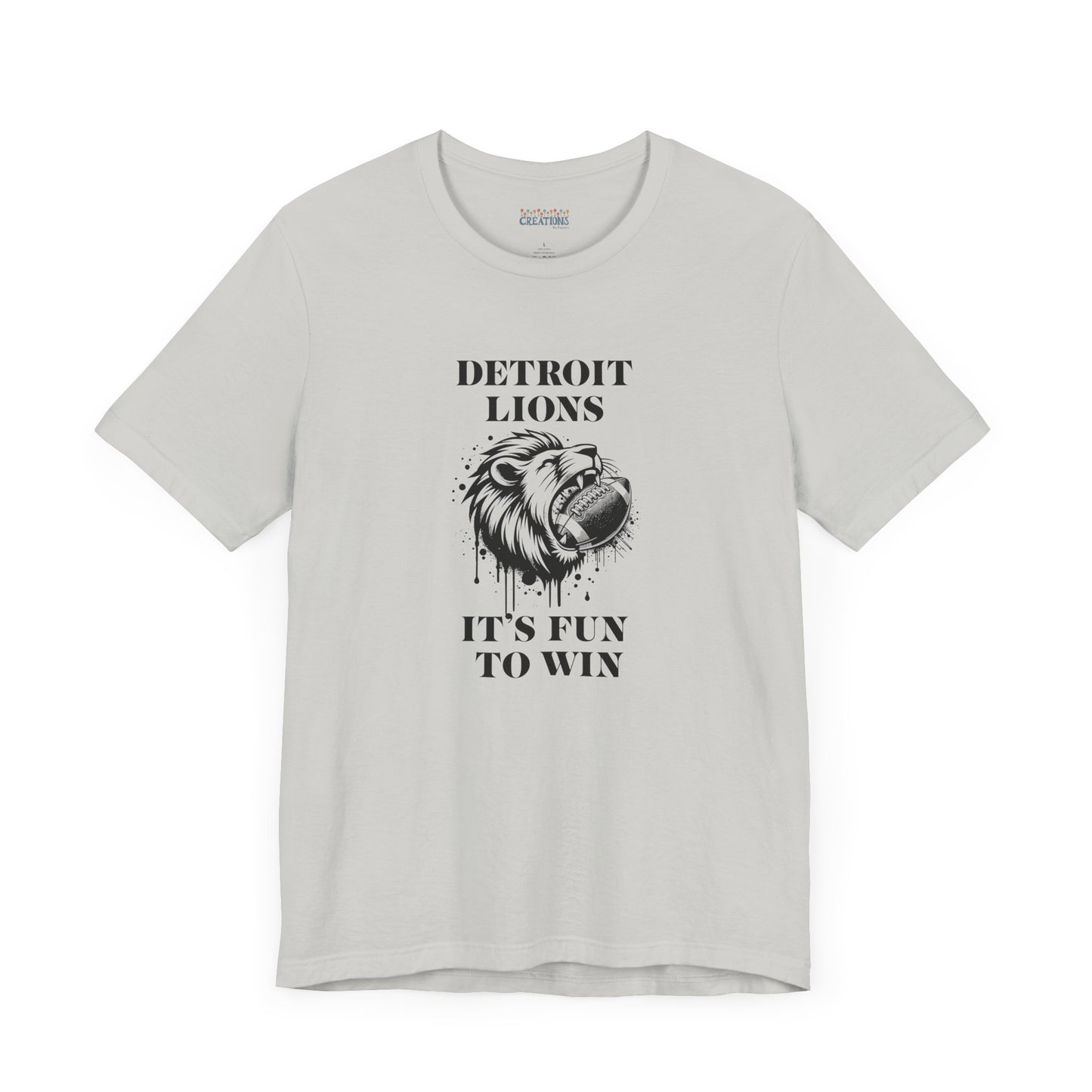 LION'S Football Tee with Locker Room Quote