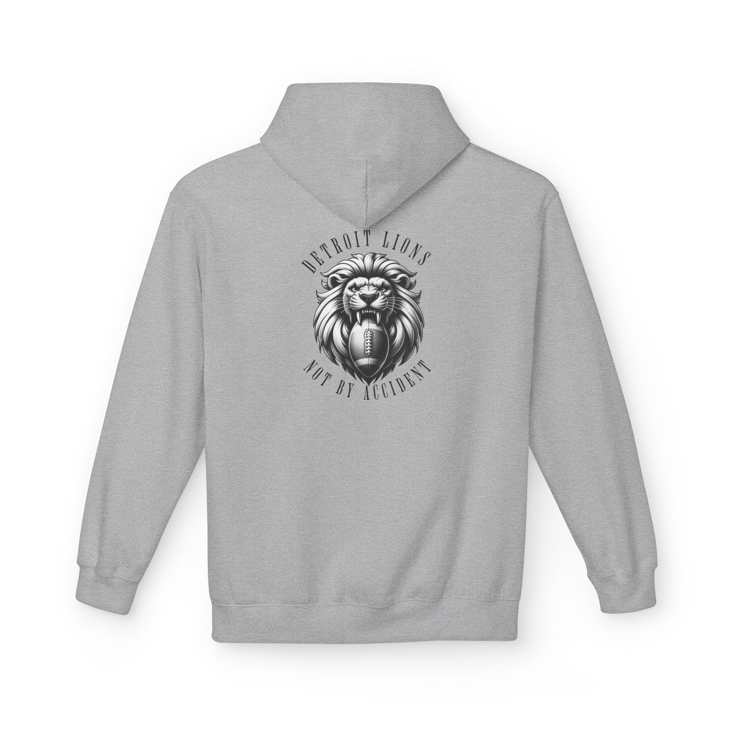 Hoodie for Football Fans - Detroit Lions, Not By Accident Design
