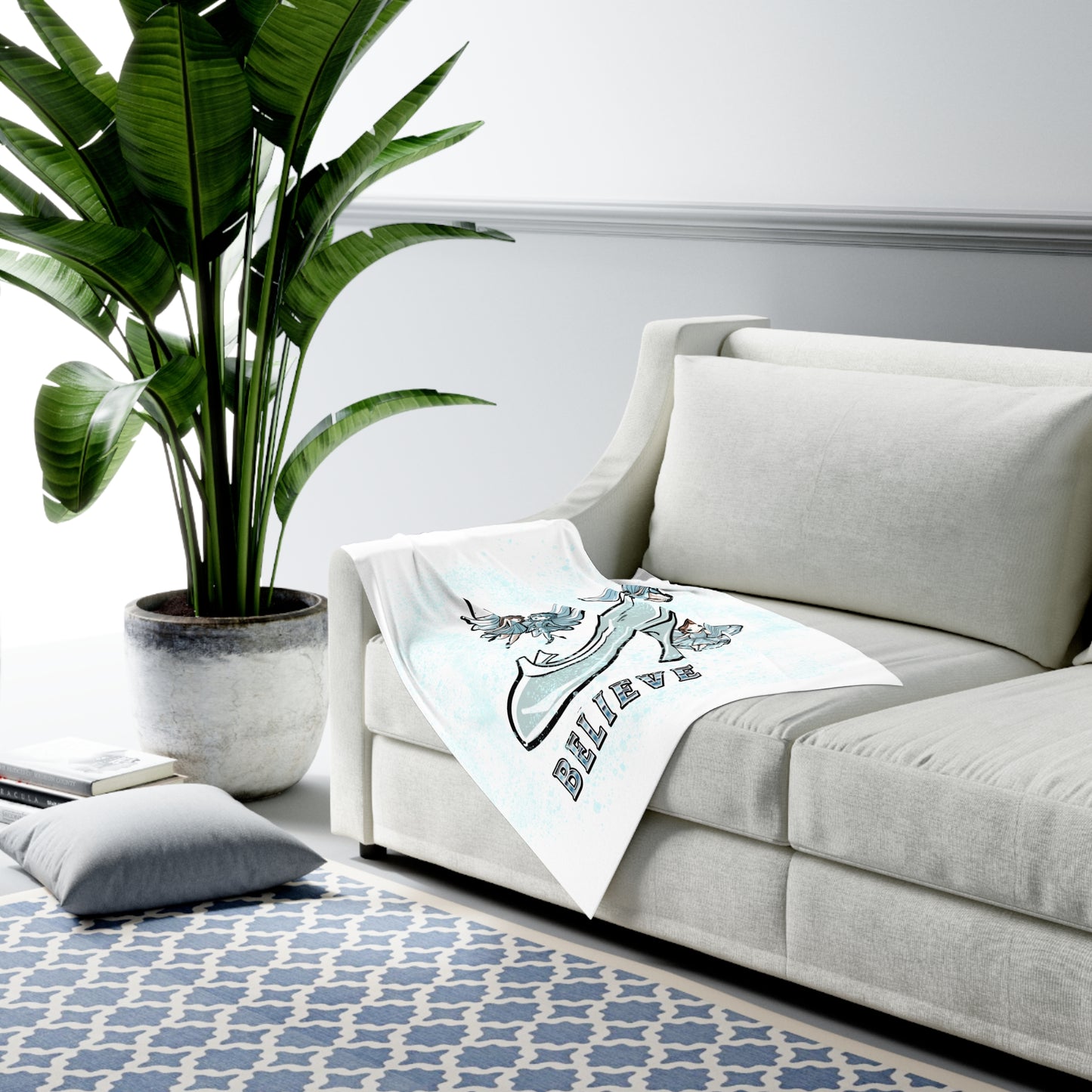 Swaddle Blanket - Fairy Dust Believe Design