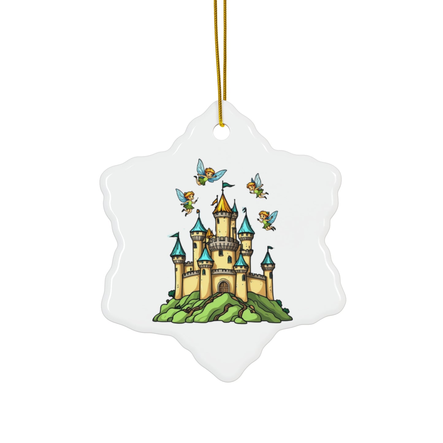 Ceramic Ornament, 4 Shapes