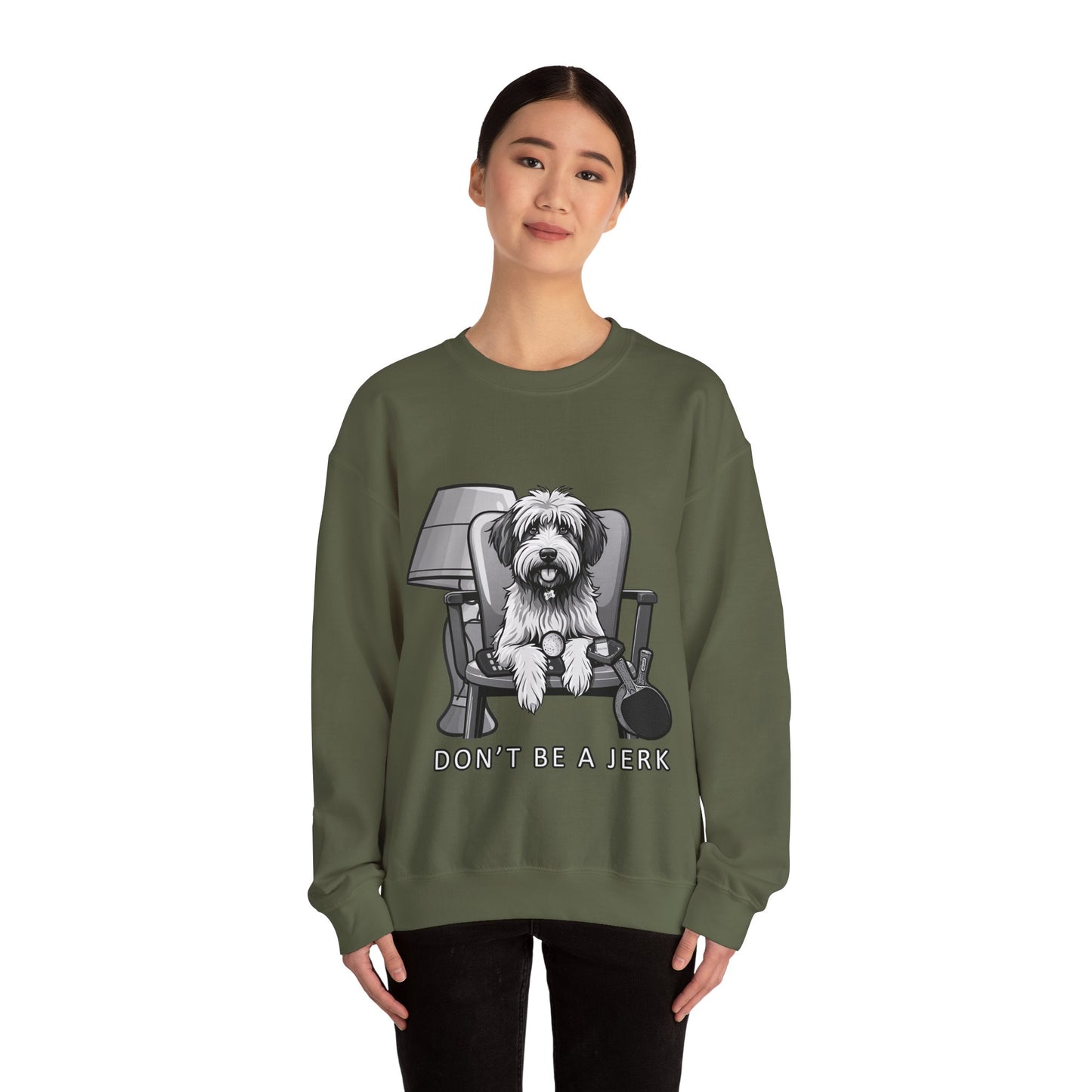Funny Movie Inspired Unisex Sweatshirt - Don't be a Jerk Design