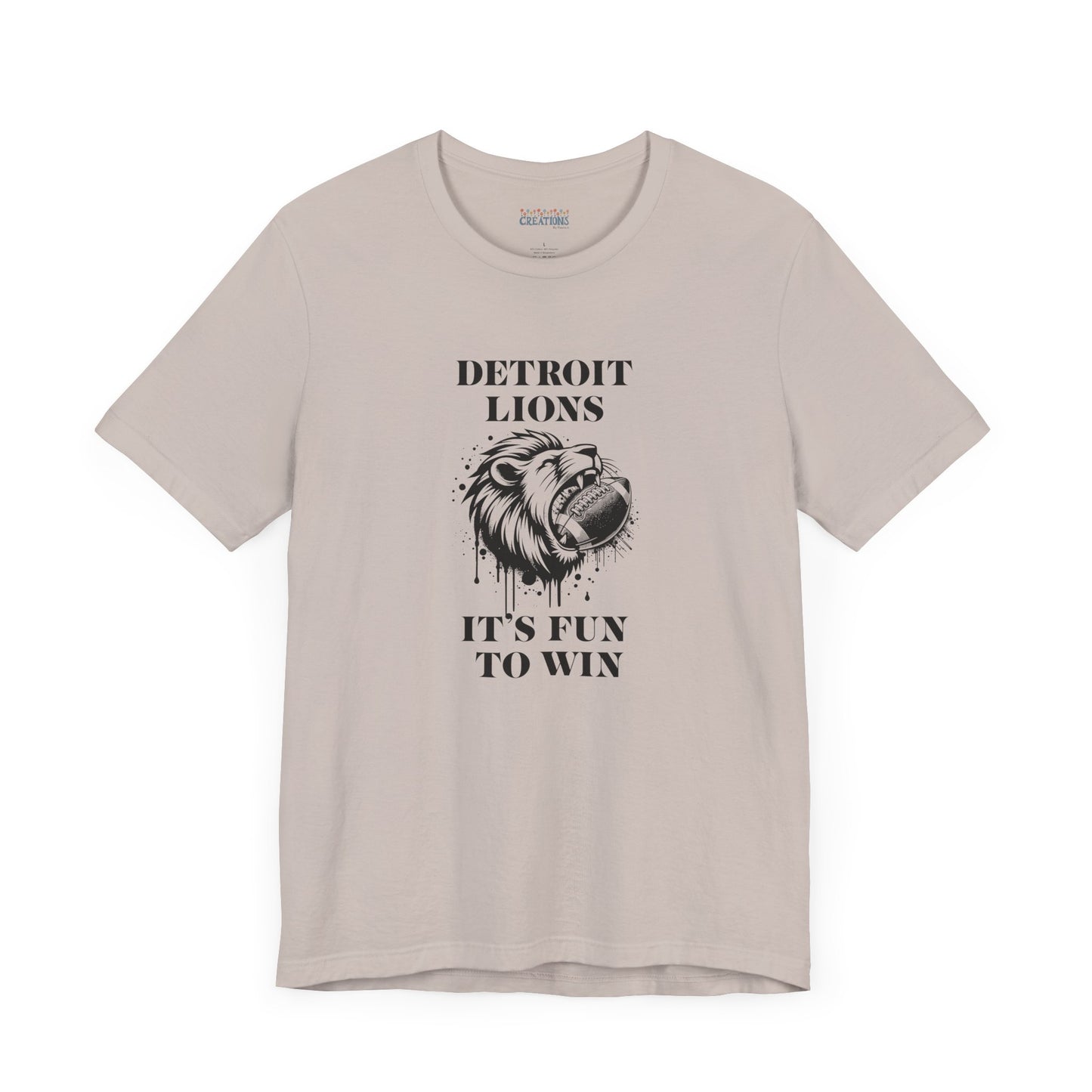 LION'S Football Tee with Locker Room Quote