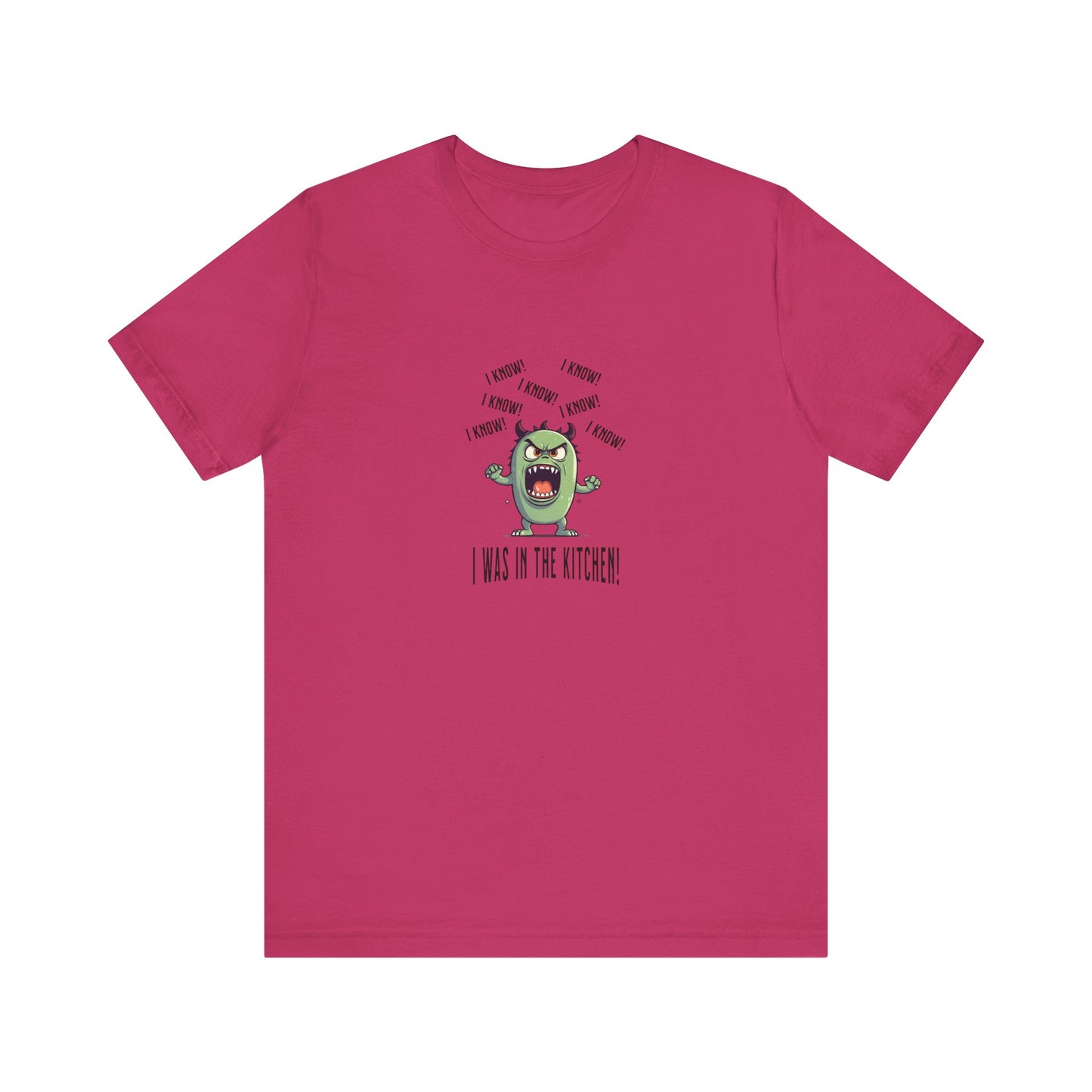 T-Shirt - Angry Monster Pickleball 'I Know, I'm in the Kitchen'