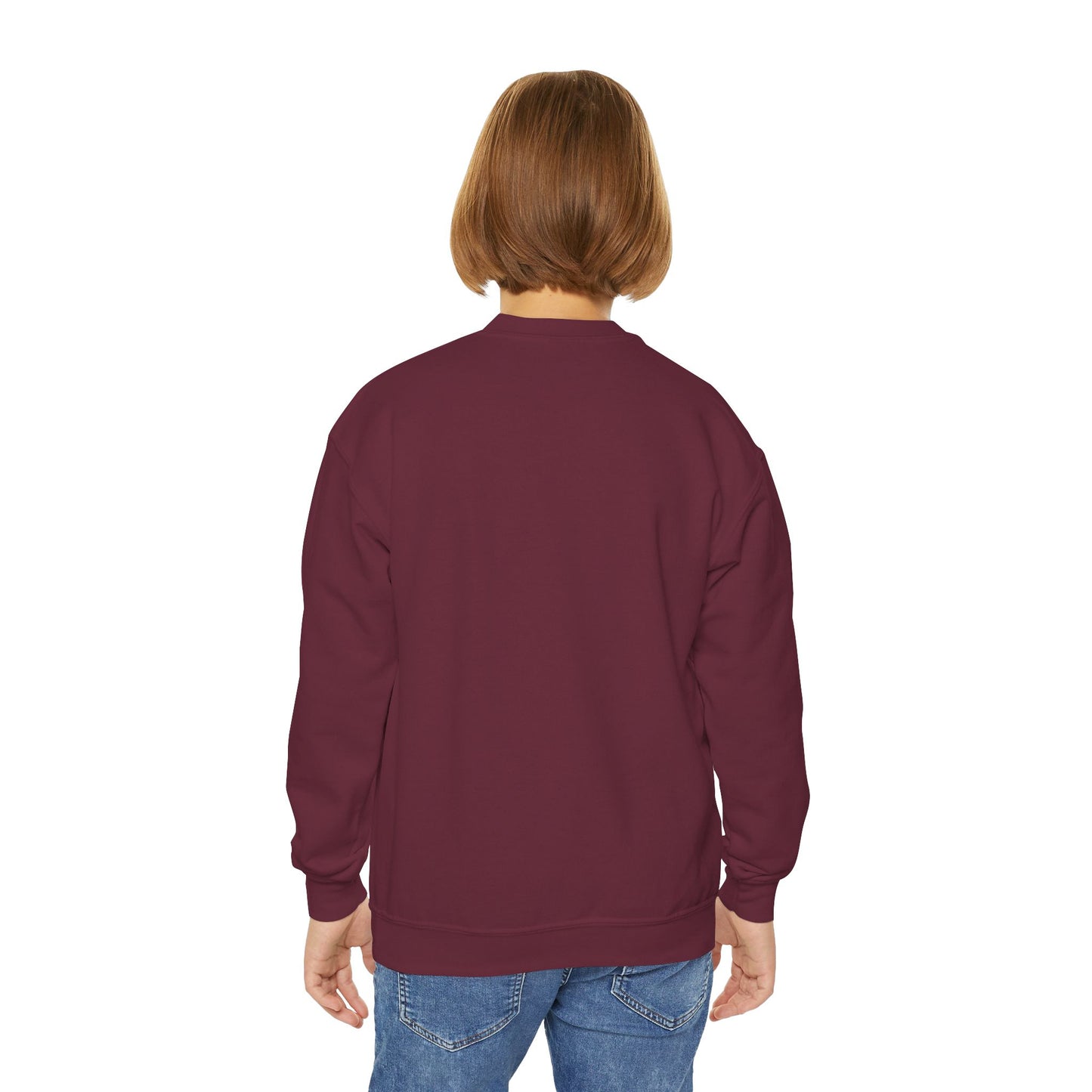 Dinosaurs & Monster Trucks Are the Coolest Youth Crewneck Sweatshirt