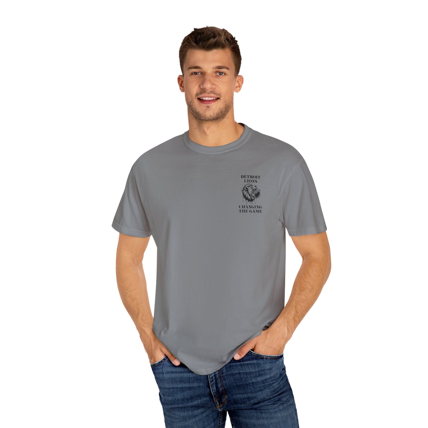 Football Lion Unisex T-shirt - Detroit Lions, Changing the Game