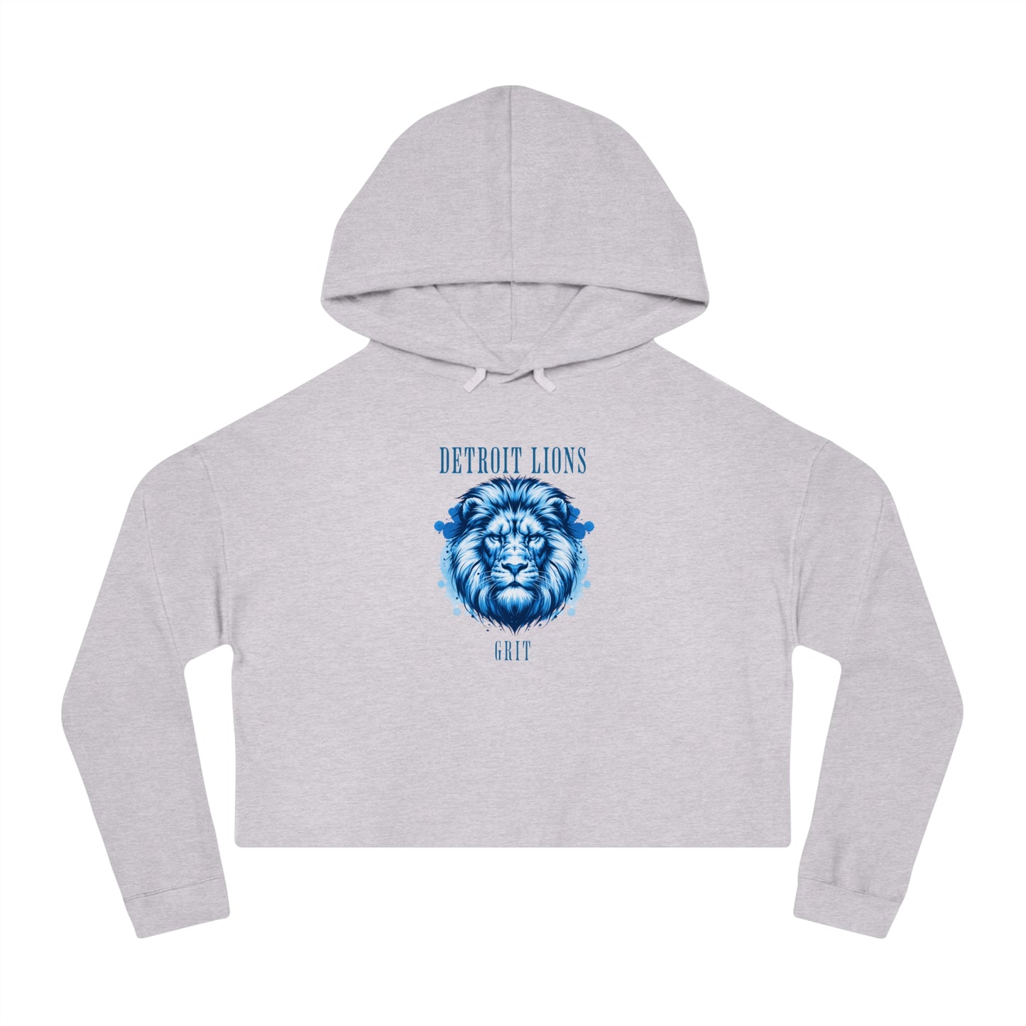 Cropped Hoodie Detroit Lions Grit