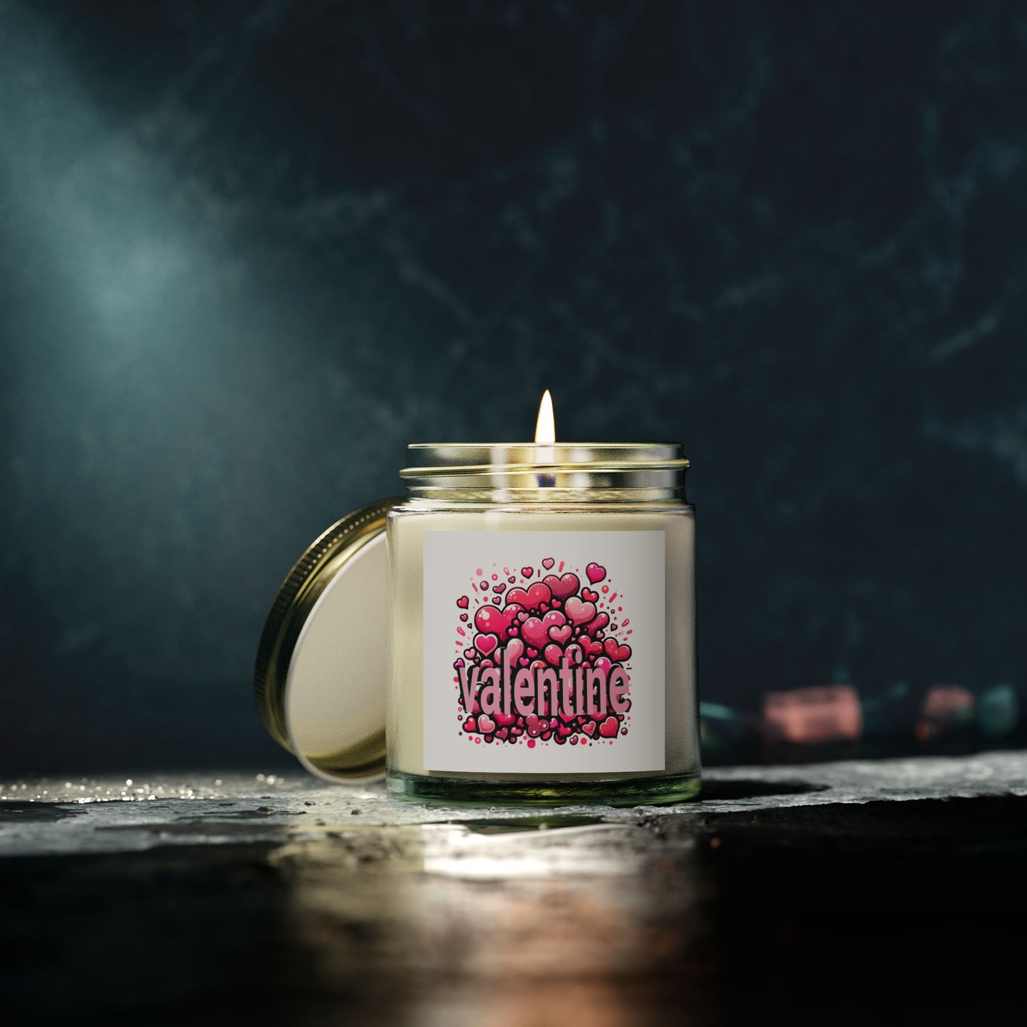 Scented Candles, Valentine Bouquet Heart Design