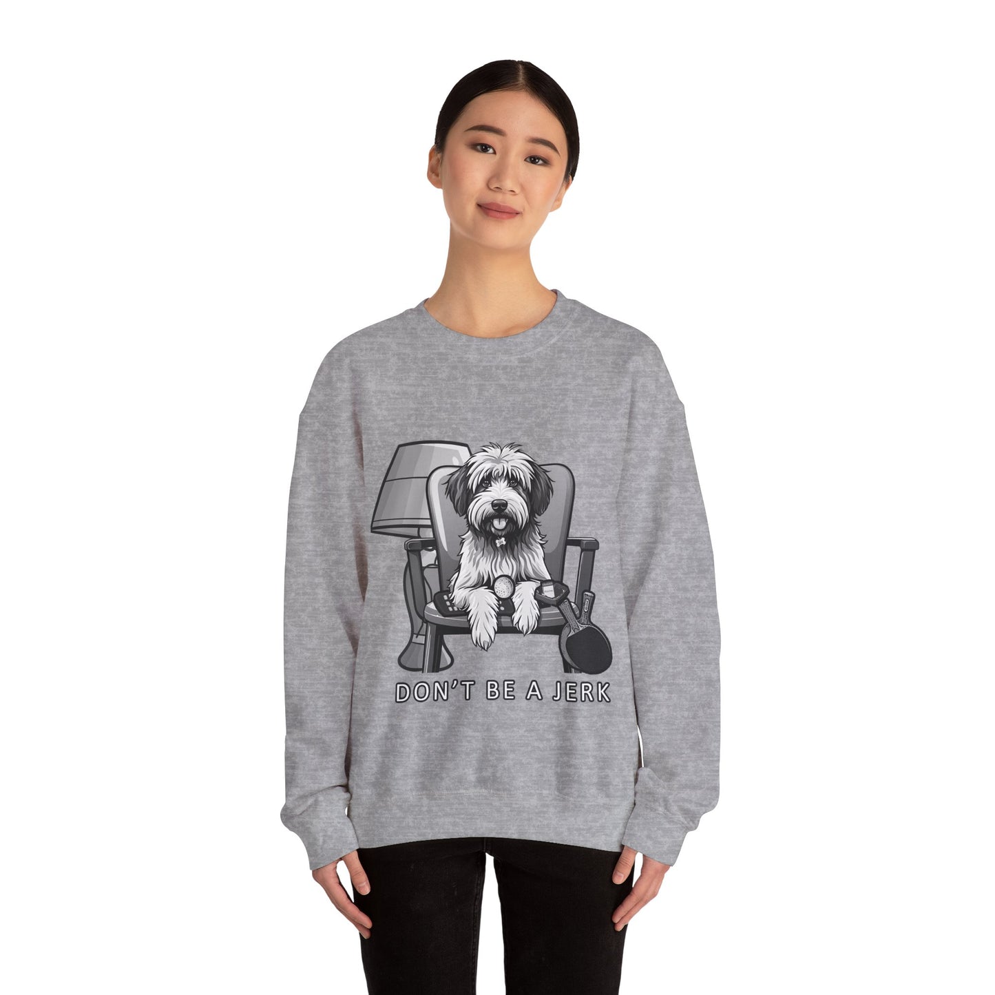 Funny Movie Inspired Unisex Sweatshirt - Don't be a Jerk Design