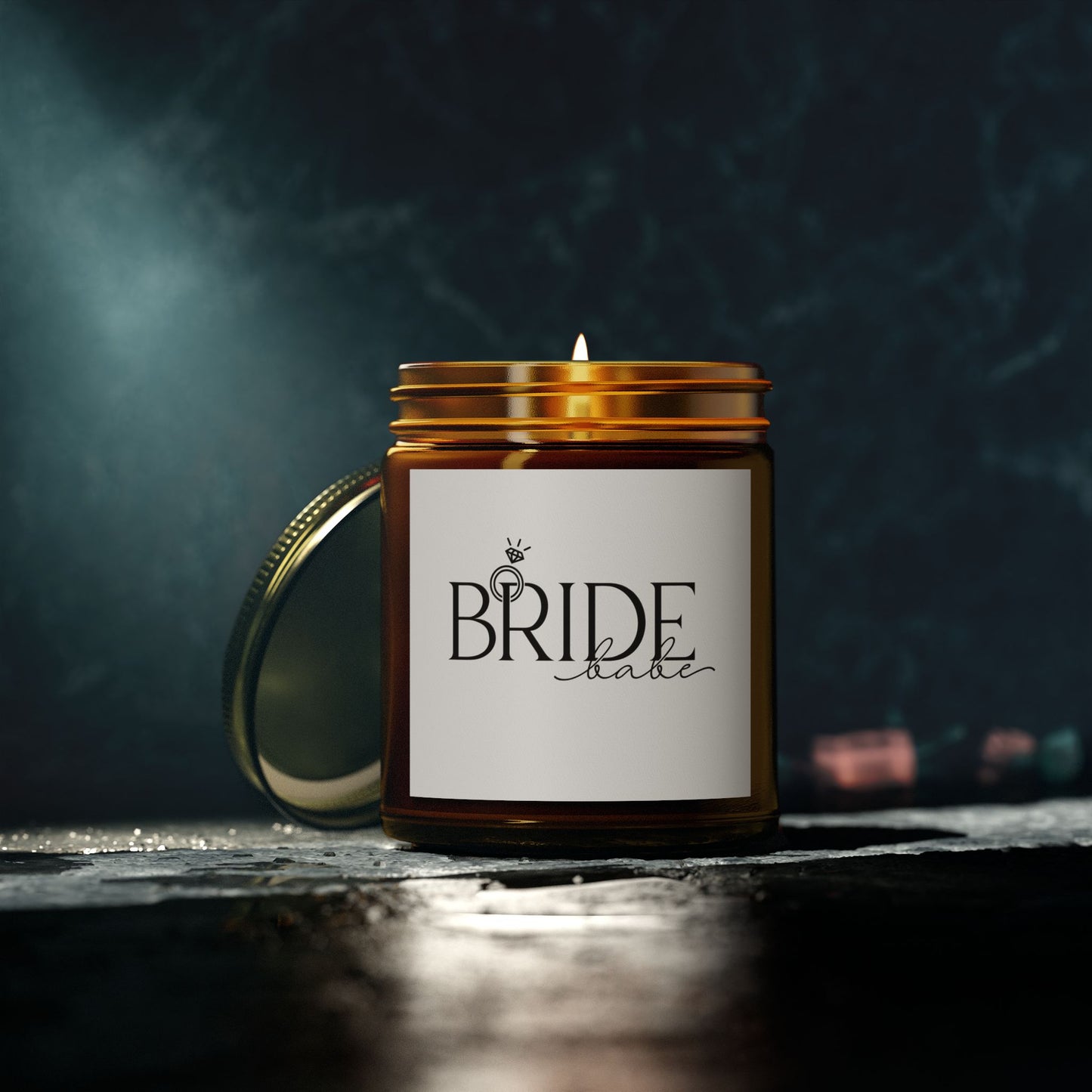 Bride Scented Candle - Coconut Apricot Wax (4oz, 9oz) | Perfect Wedding Gift
