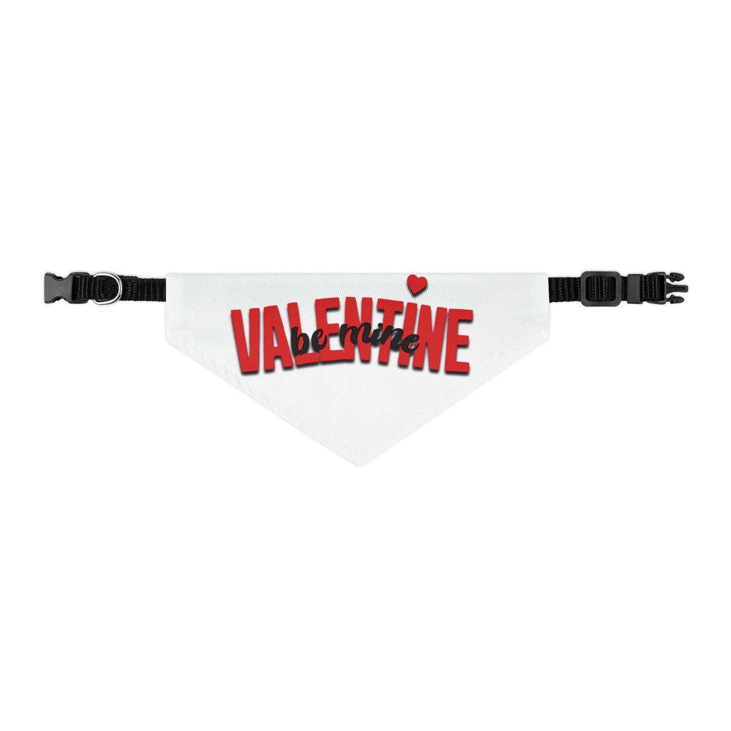 Pet Bandana Collar - Valentine, Be Mine