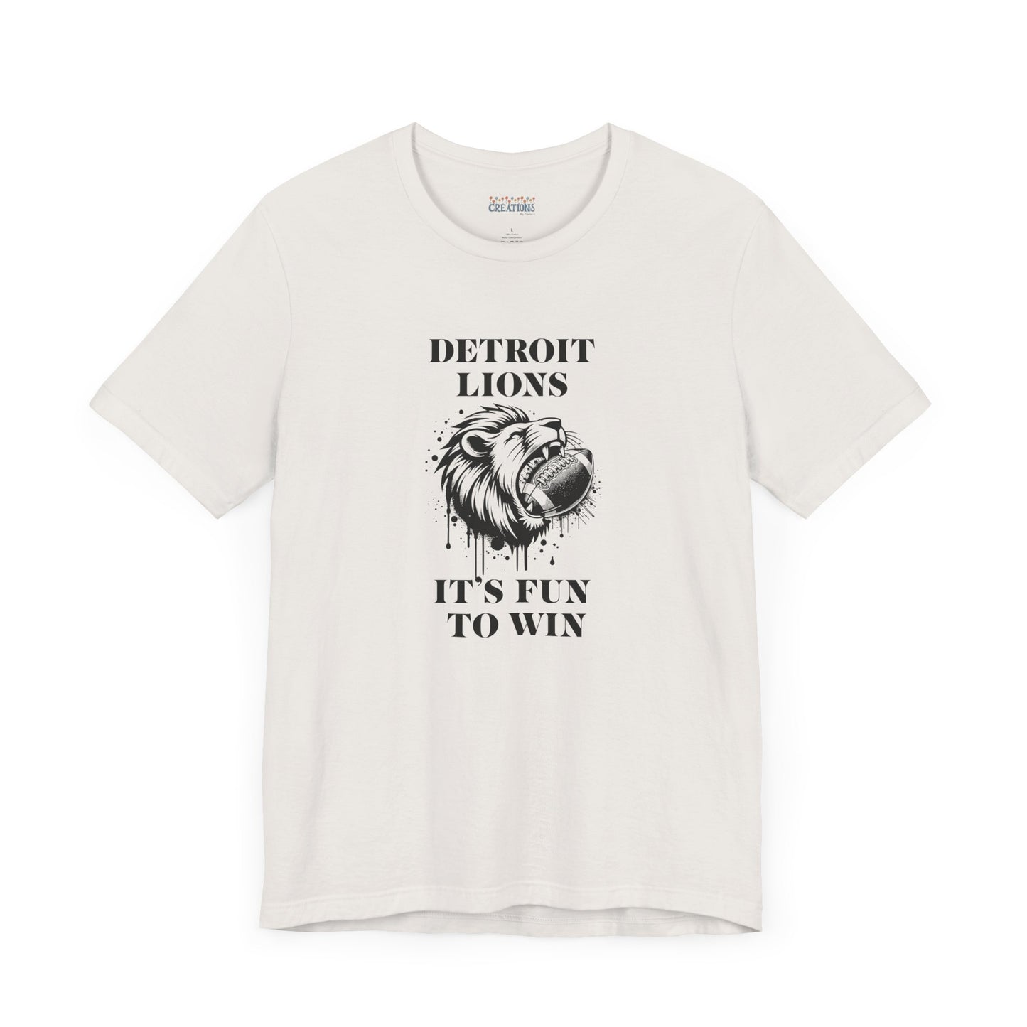 LION'S Football Tee with Locker Room Quote