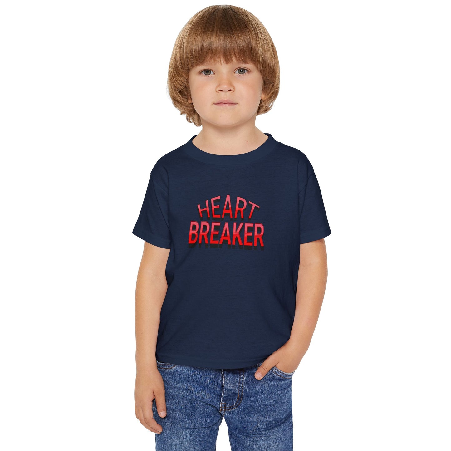 "Heart Breaker" – Adorable Teddy Bear Valentine’s Toddler T-shirt Valentine's Day Design
