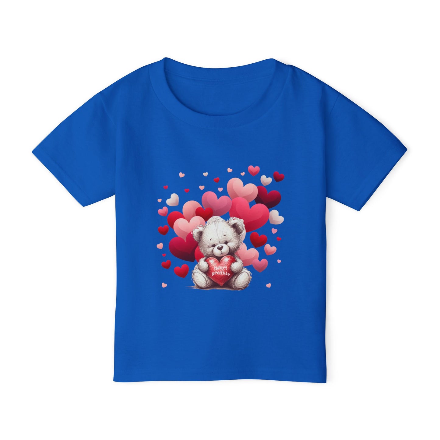 Toddler T-shirt - Valentines Heart Breaker Bear Design