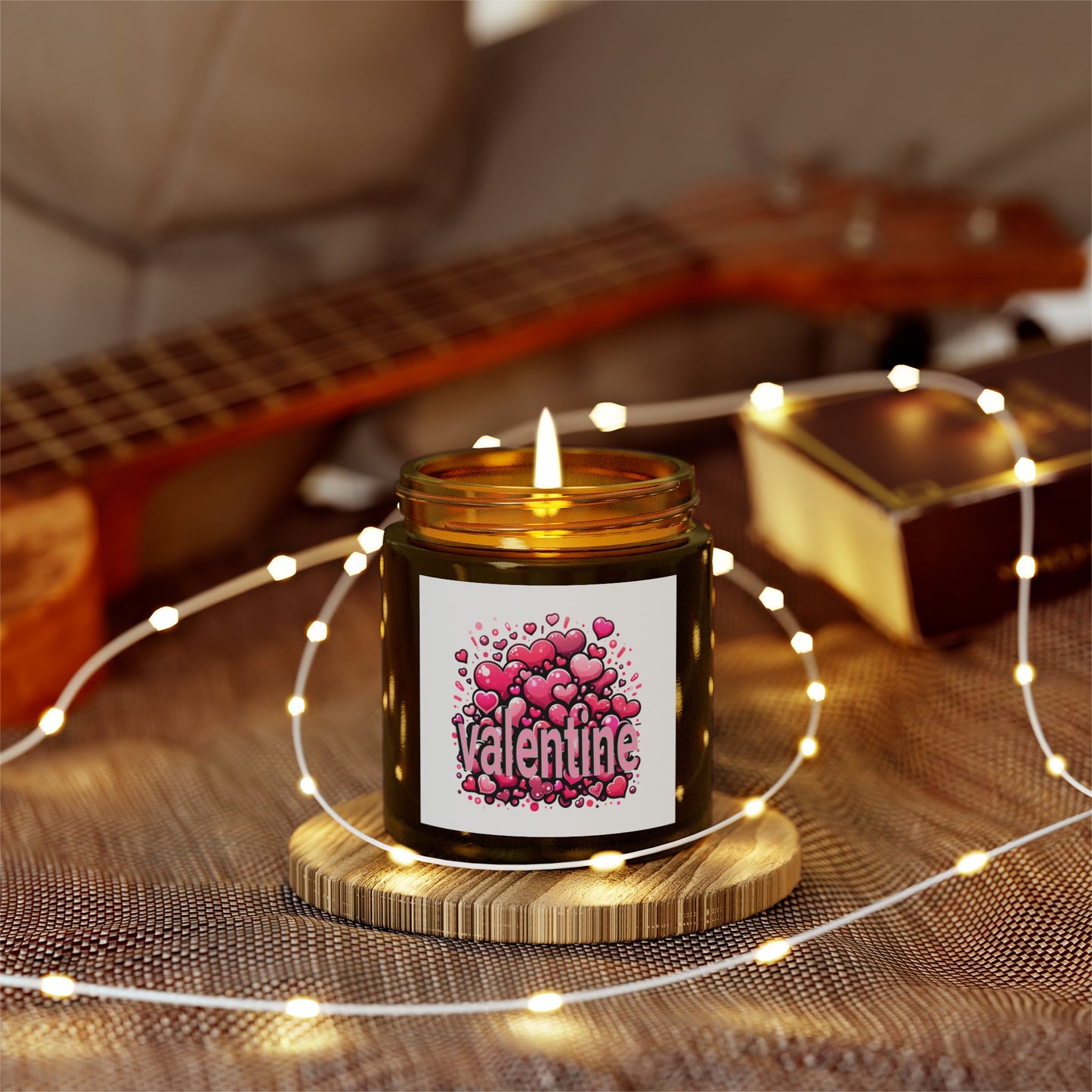 Scented Candles, Valentine Bouquet Heart Design