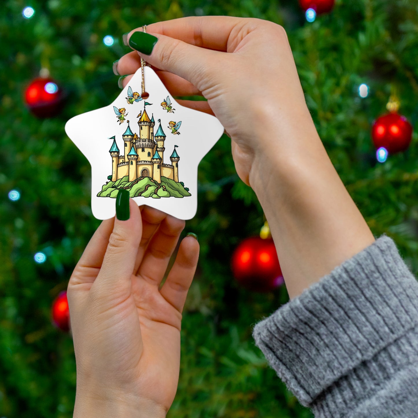 Ceramic Ornament, 4 Shapes