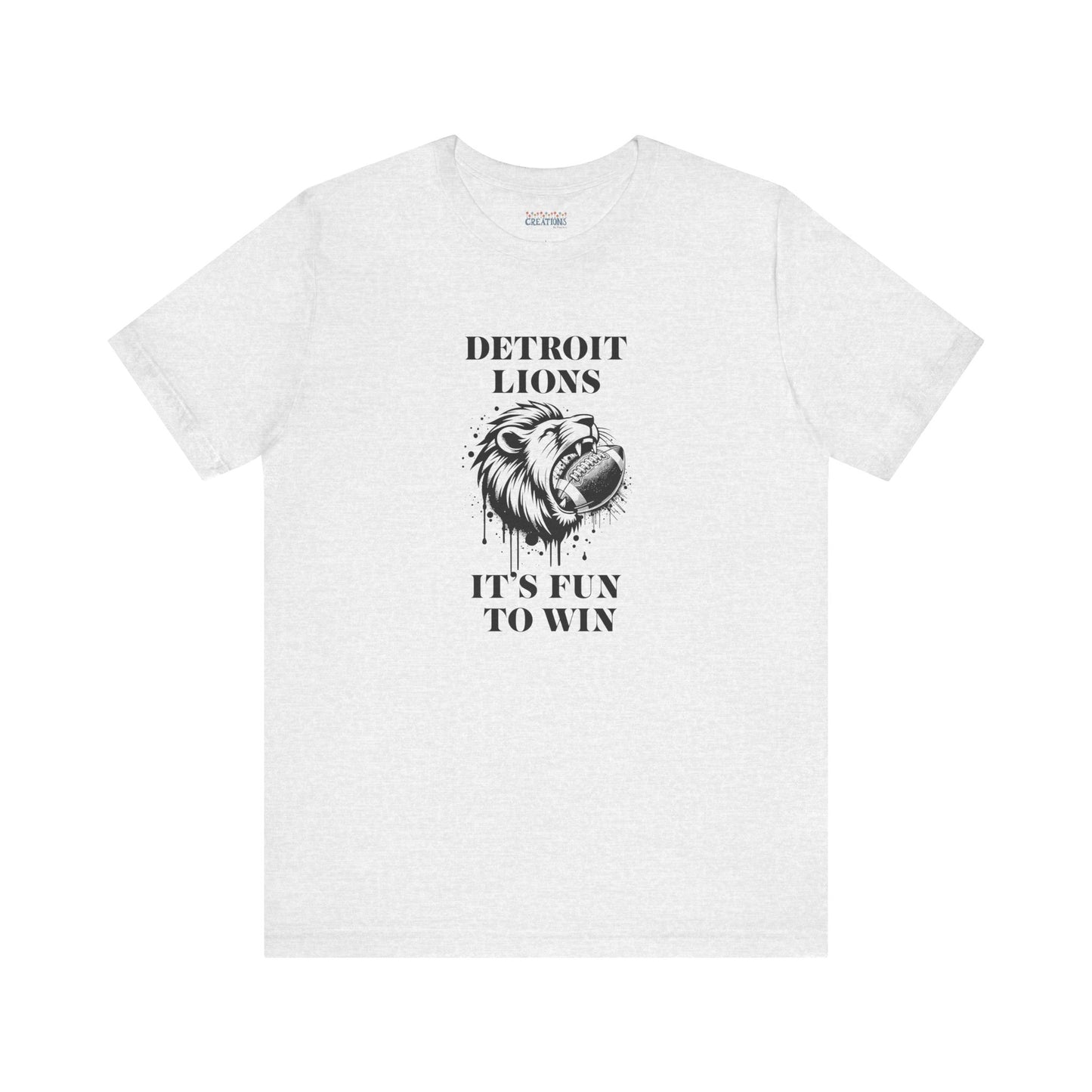 LION'S Football Tee with Locker Room Quote