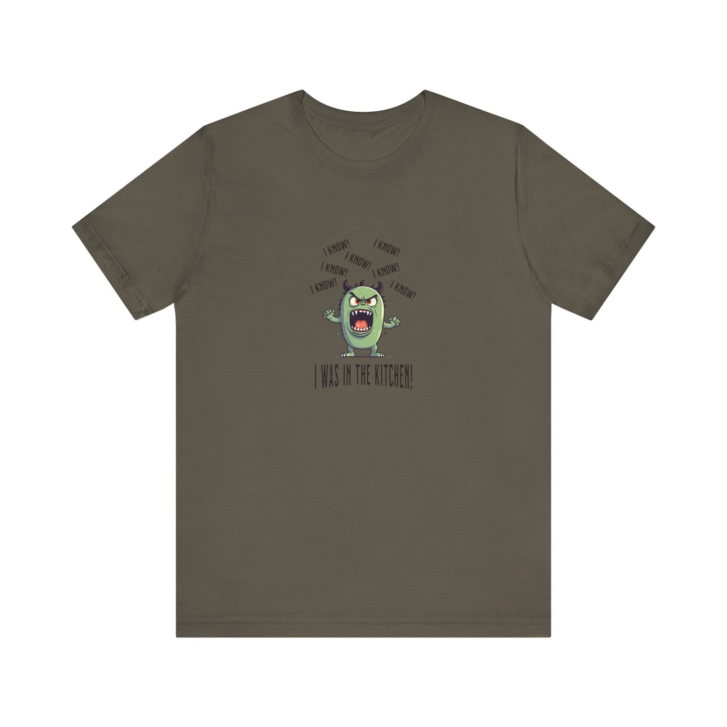 T-Shirt - Angry Monster Pickleball 'I Know, I'm in the Kitchen'