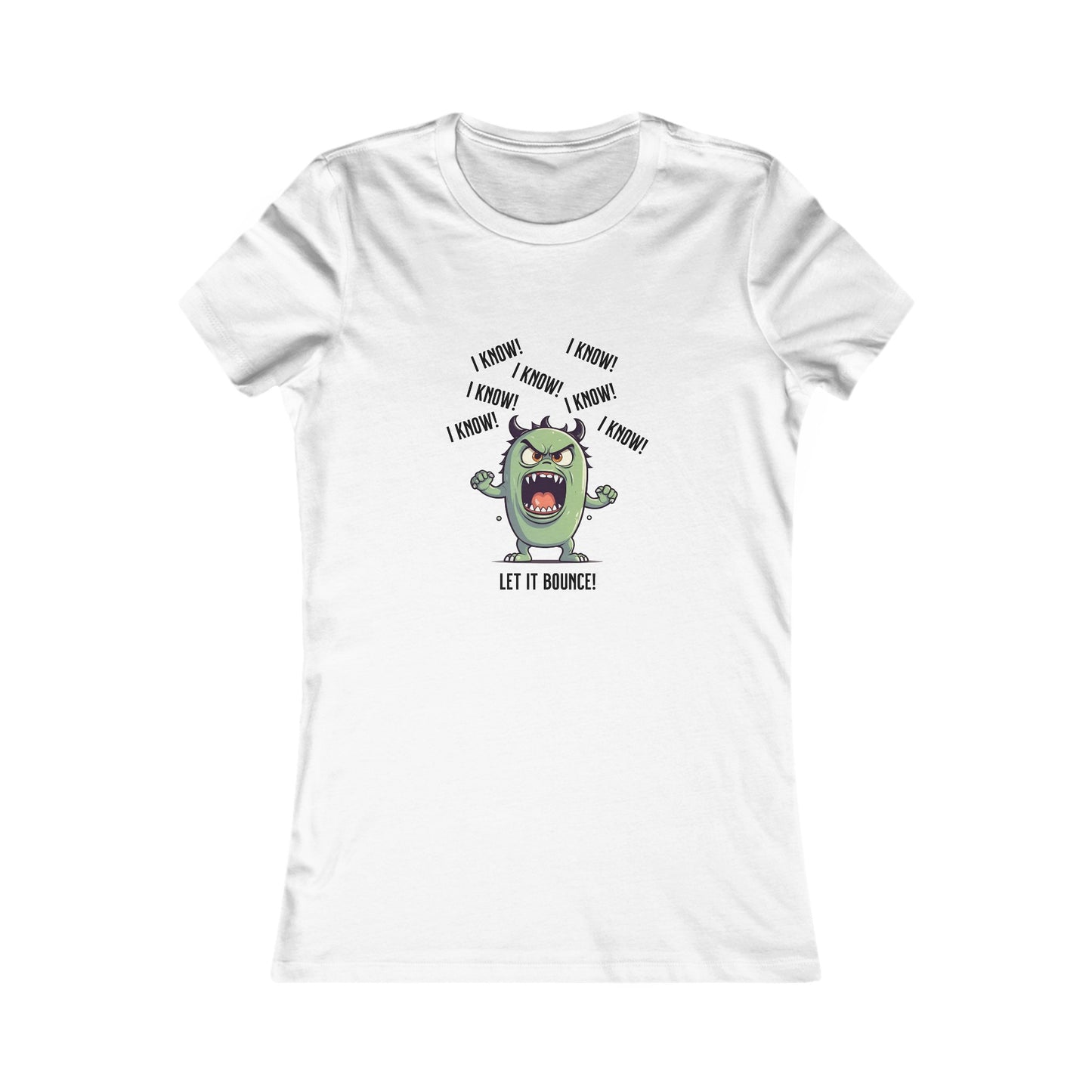 T-Shirt Frustrated Monster Let it Bounce Pickleball Tee