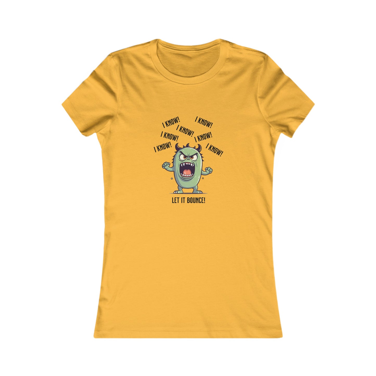 T-Shirt Frustrated Monster Let it Bounce Pickleball Tee