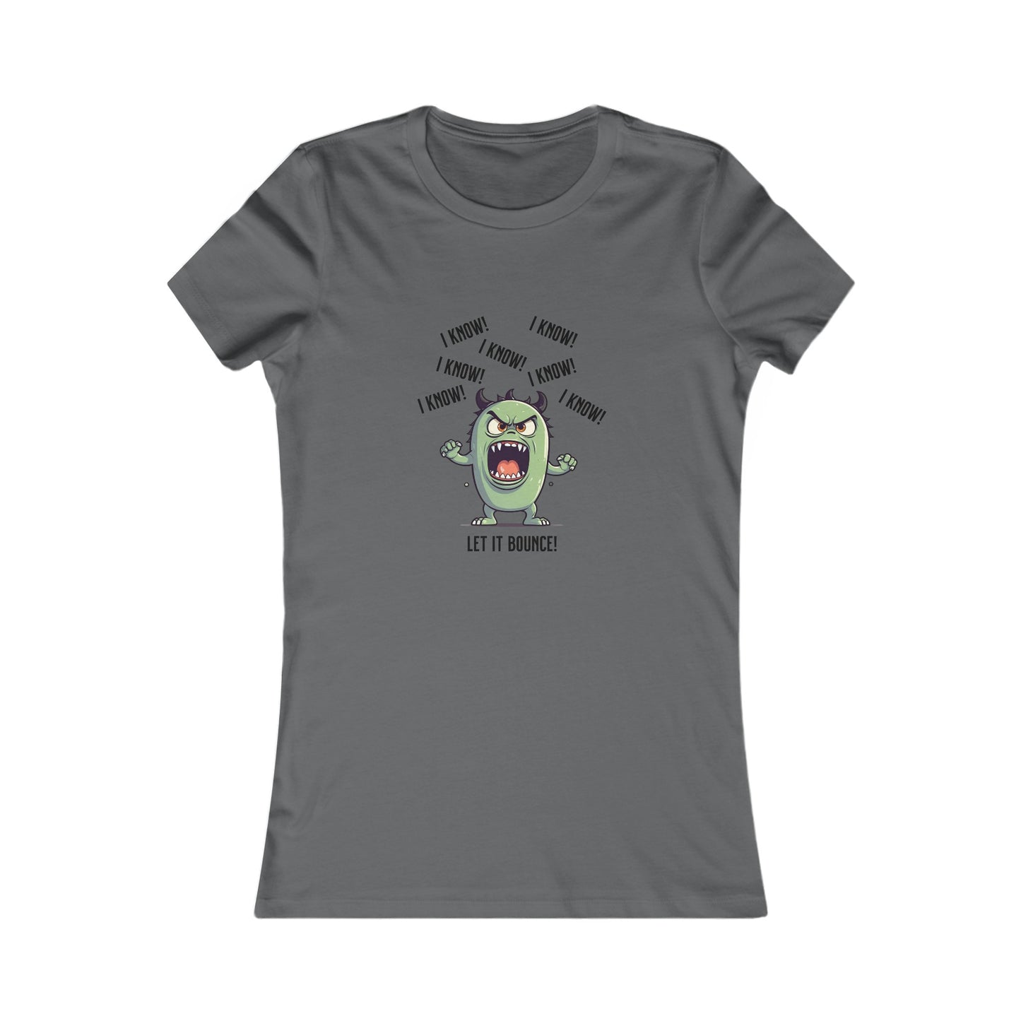 T-Shirt Frustrated Monster Let it Bounce Pickleball Tee