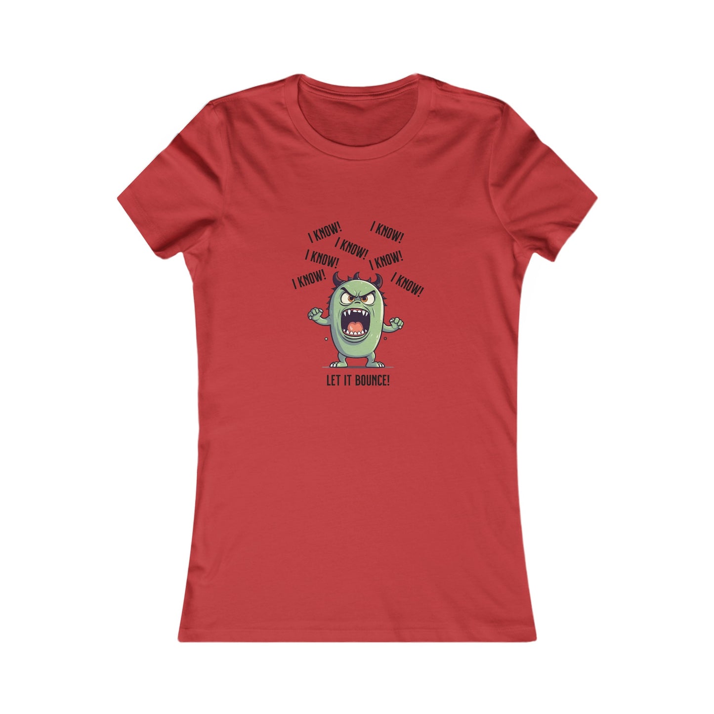 T-Shirt Frustrated Monster Let it Bounce Pickleball Tee