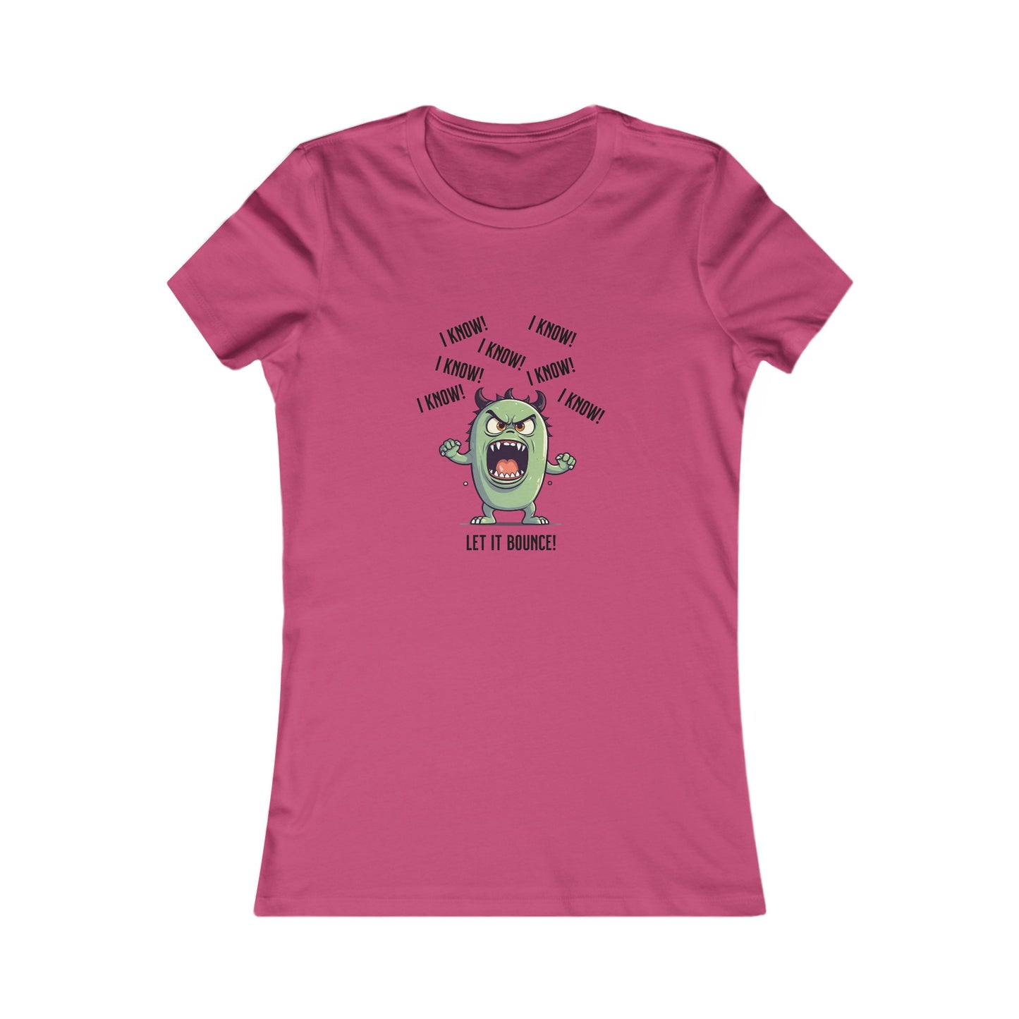 T-Shirt Frustrated Monster Let it Bounce Pickleball Tee