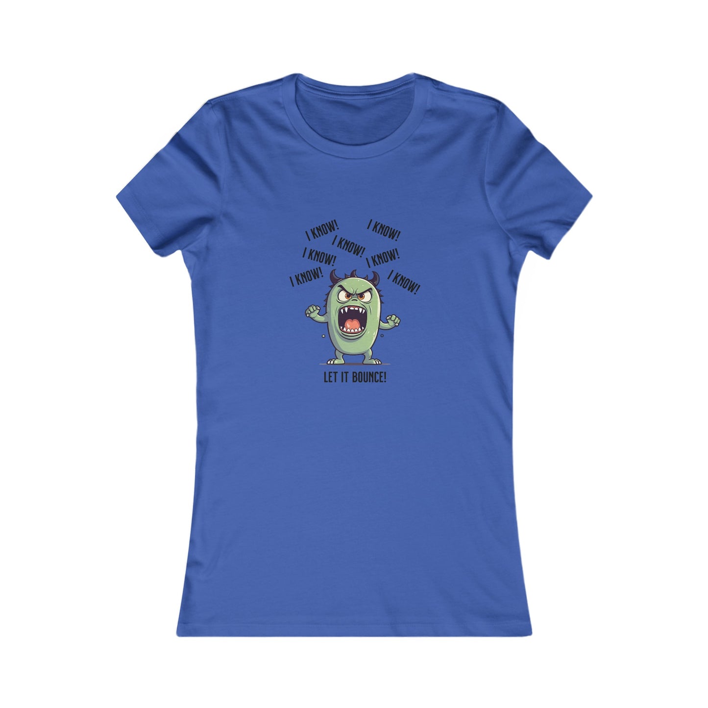 T-Shirt Frustrated Monster Let it Bounce Pickleball Tee