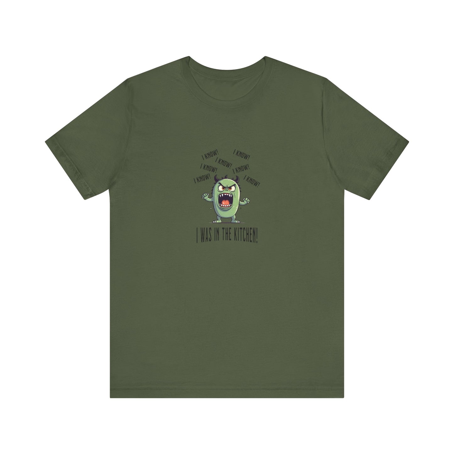 T-Shirt - Angry Monster Pickleball 'I Know, I'm in the Kitchen'