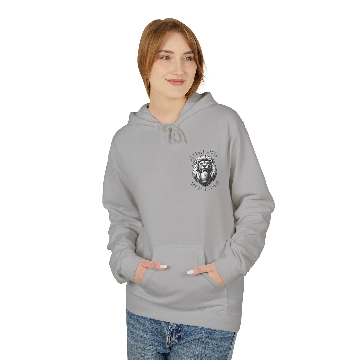 Hoodie for Football Fans - Detroit Lions, Not By Accident Design