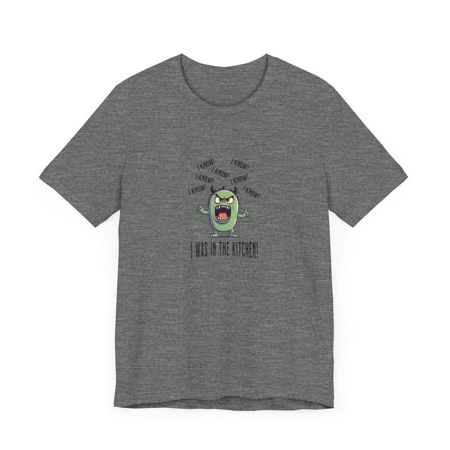 T-Shirt - Angry Monster Pickleball 'I Know, I'm in the Kitchen'