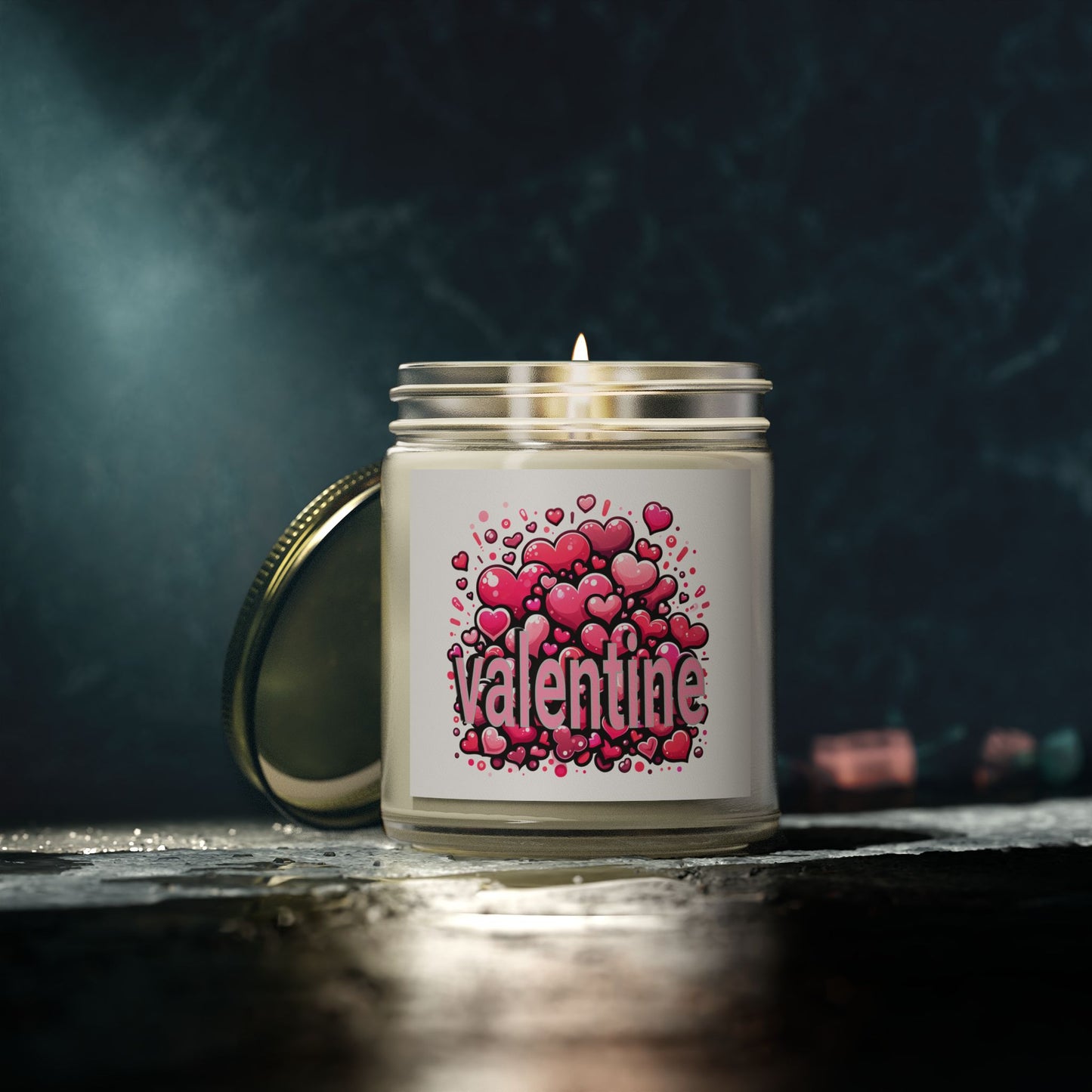 Scented Candles, Valentine Bouquet Heart Design