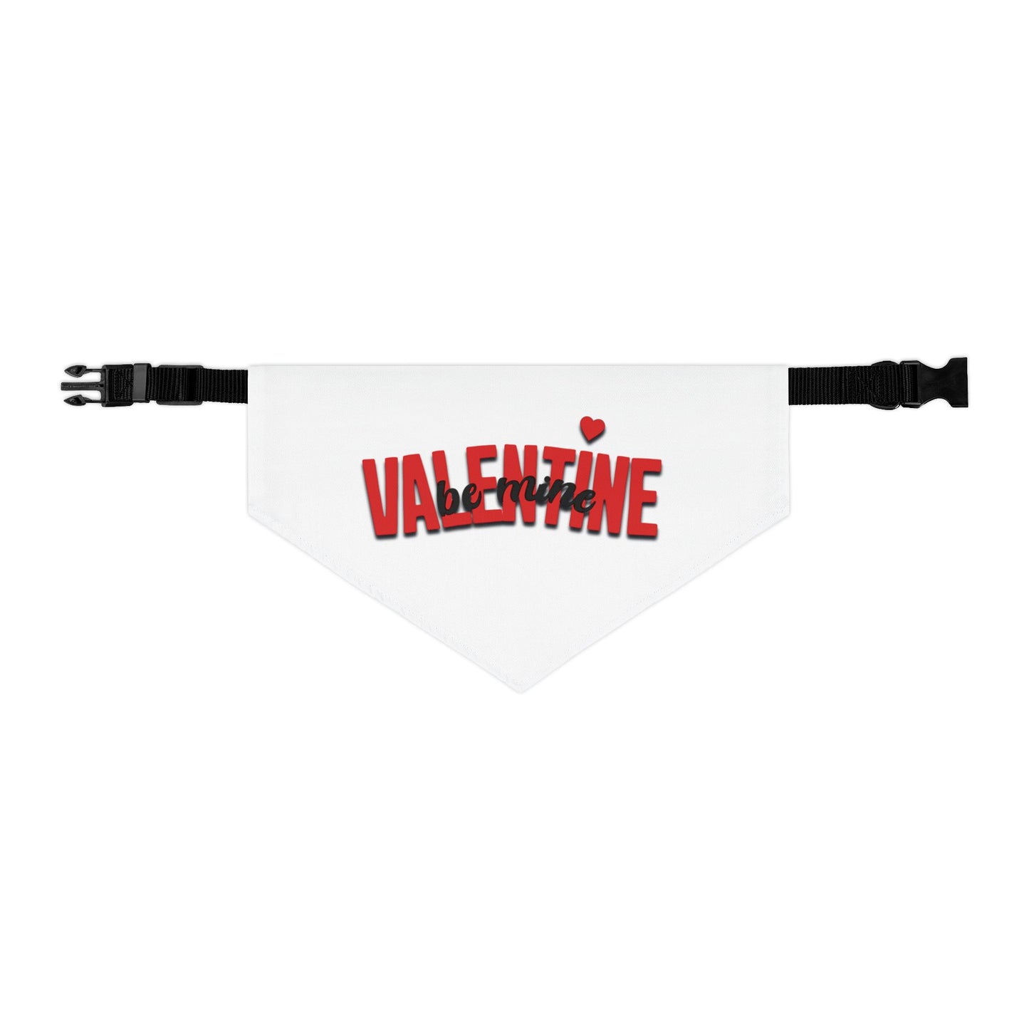 Pet Bandana Collar - Valentine, Be Mine