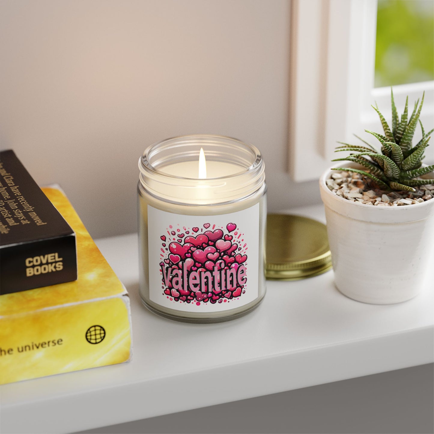 Scented Candles, Valentine Bouquet Heart Design