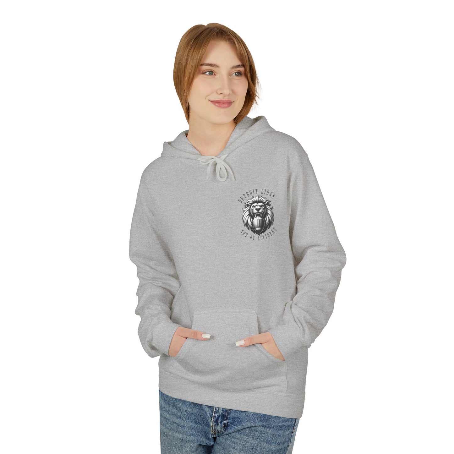 Hoodie for Football Fans - Detroit Lions, Not By Accident Design