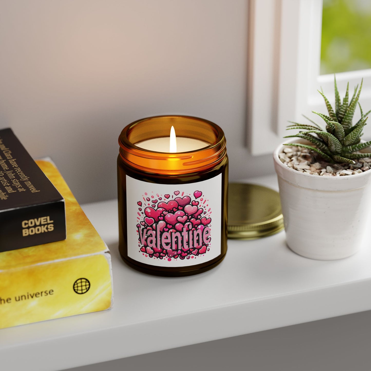 Scented Candles, Valentine Bouquet Heart Design
