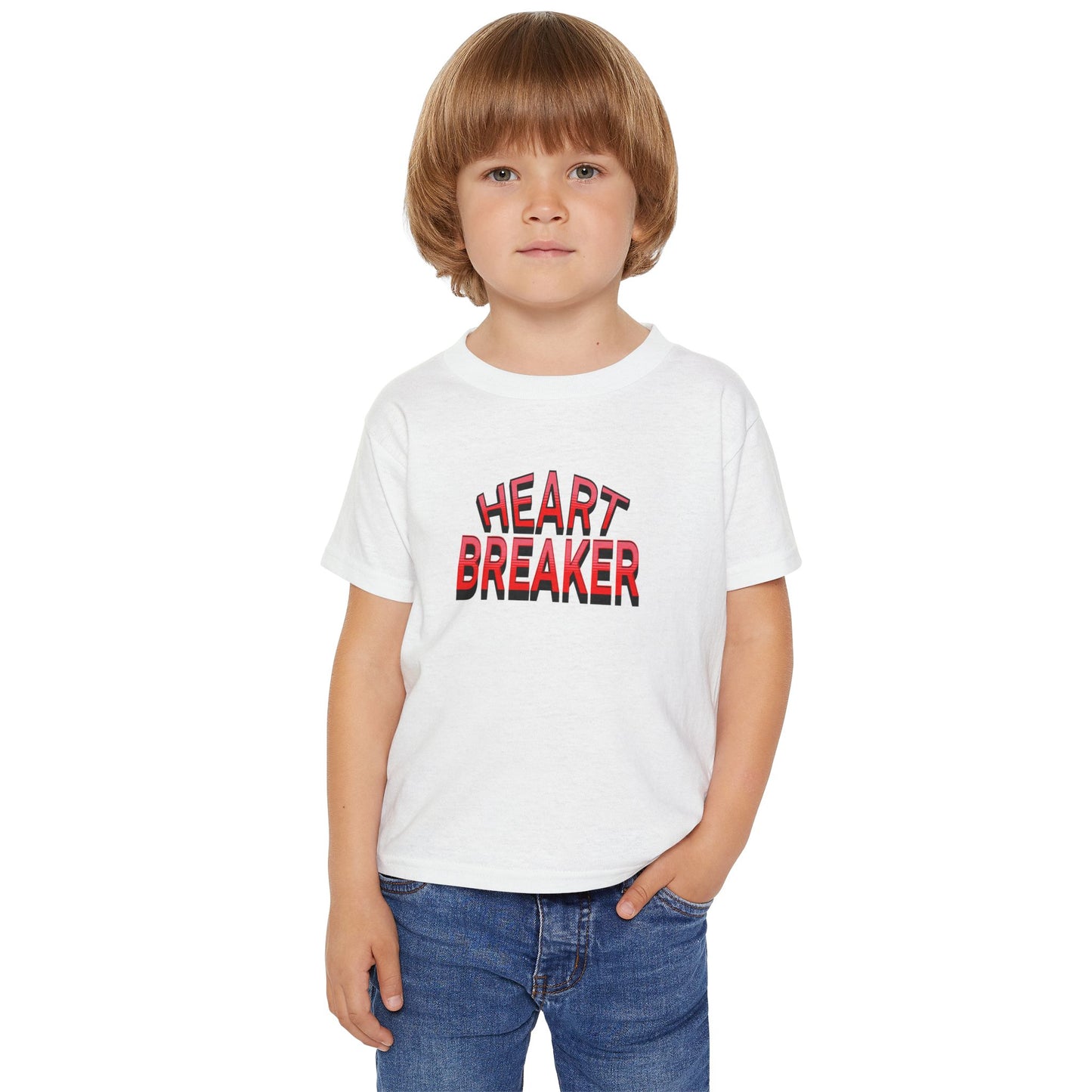 "Heart Breaker" – Adorable Teddy Bear Valentine’s Toddler T-shirt Valentine's Day Design