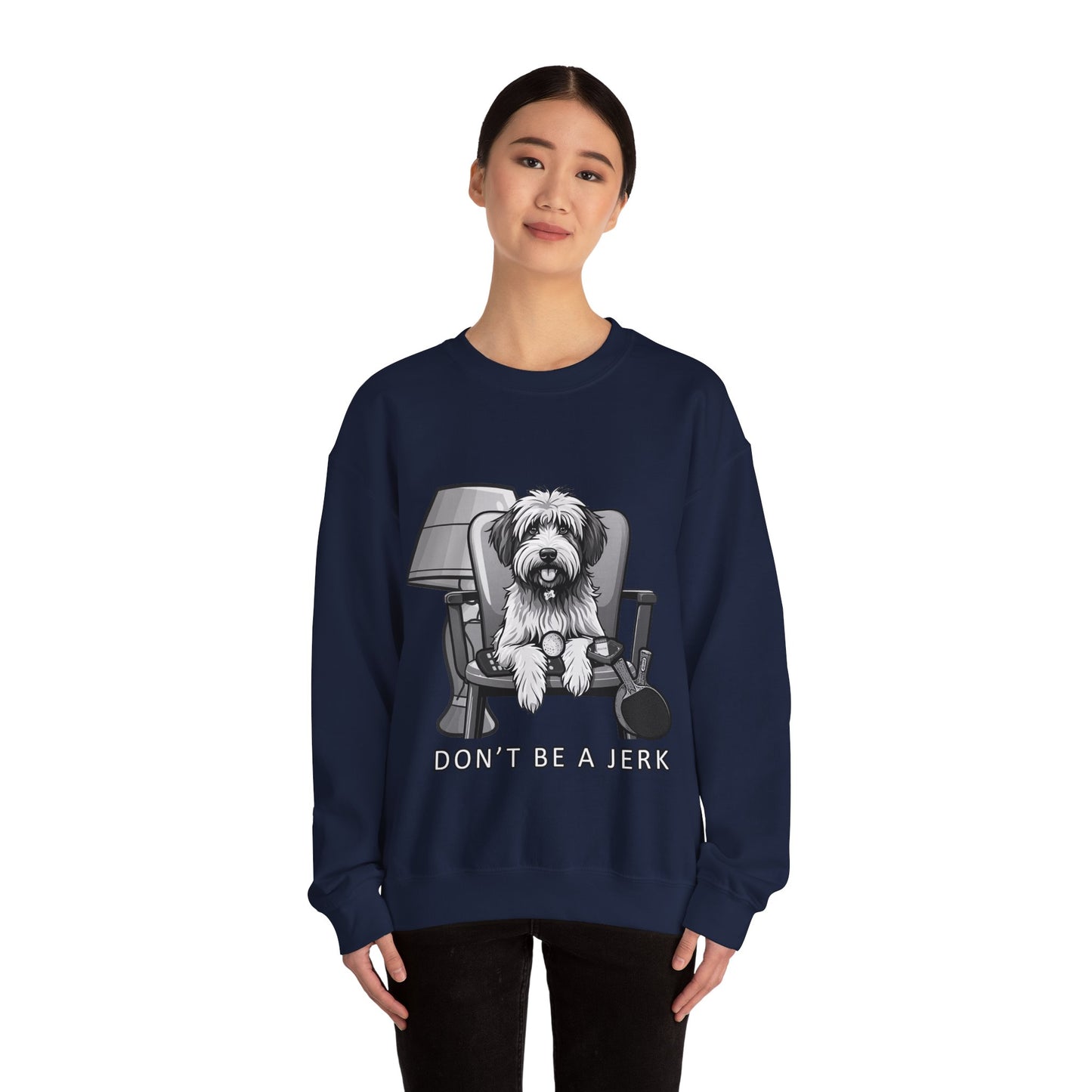 Funny Movie Inspired Unisex Sweatshirt - Don't be a Jerk Design