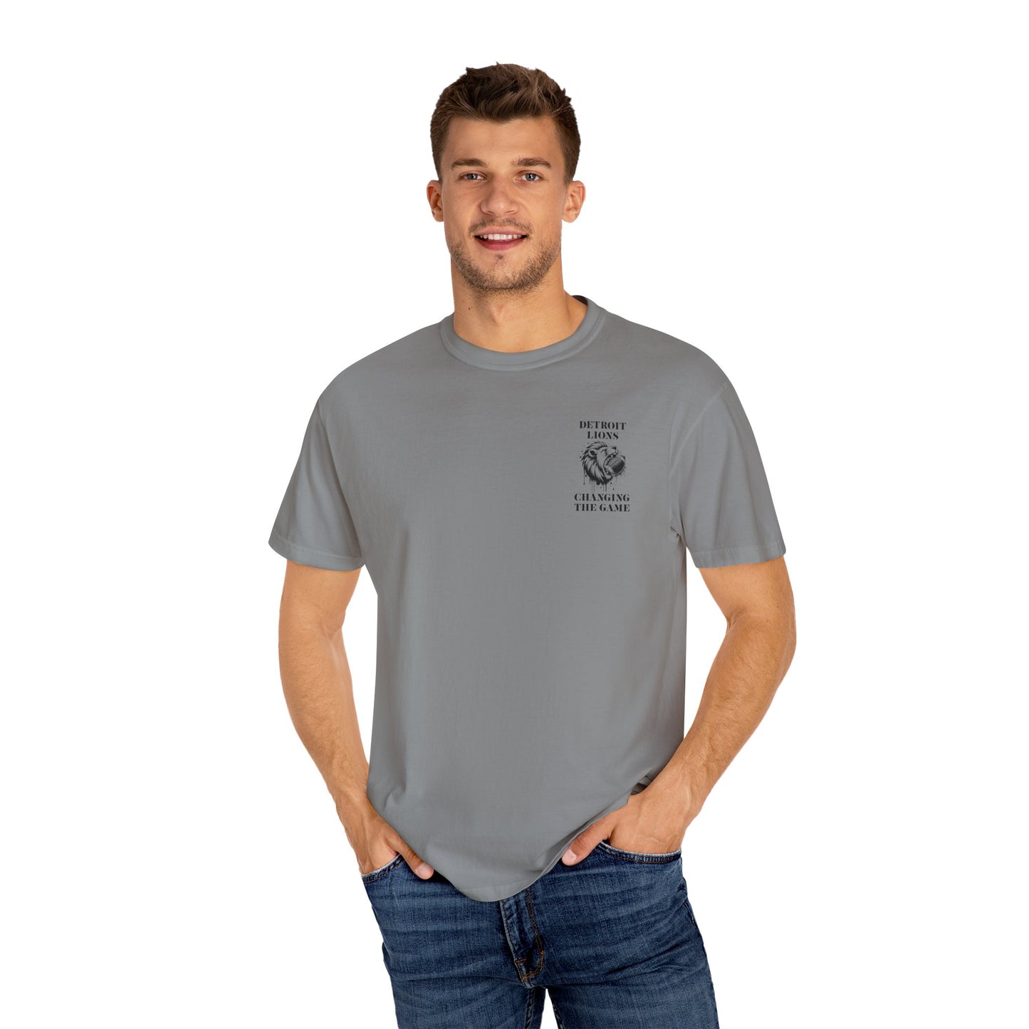 Football Lion Unisex T-shirt - Detroit Lions, Changing the Game