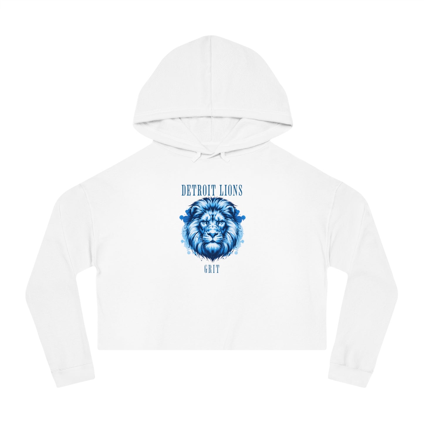 Cropped Hoodie Detroit Lions Grit