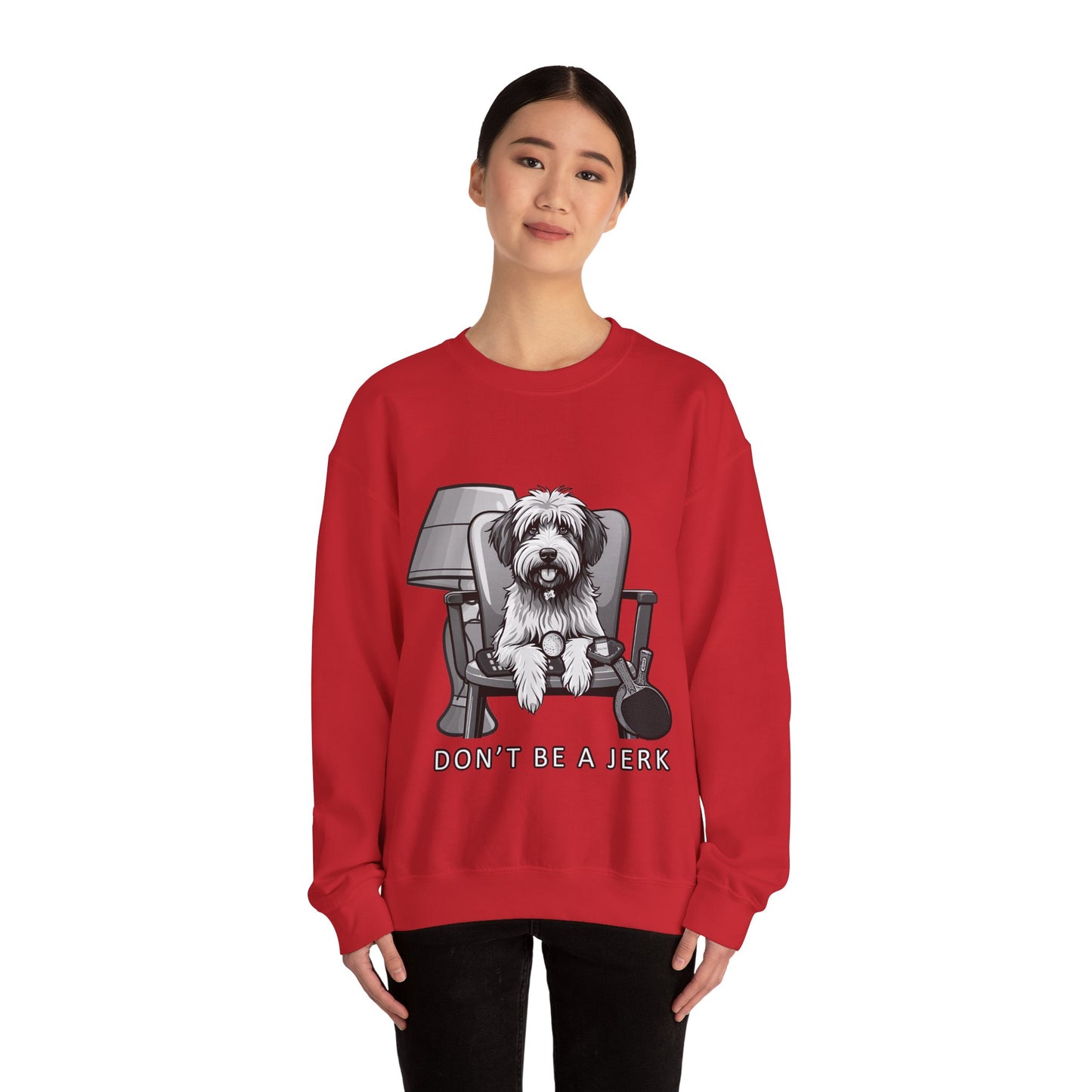 Funny Movie Inspired Unisex Sweatshirt - Don't be a Jerk Design