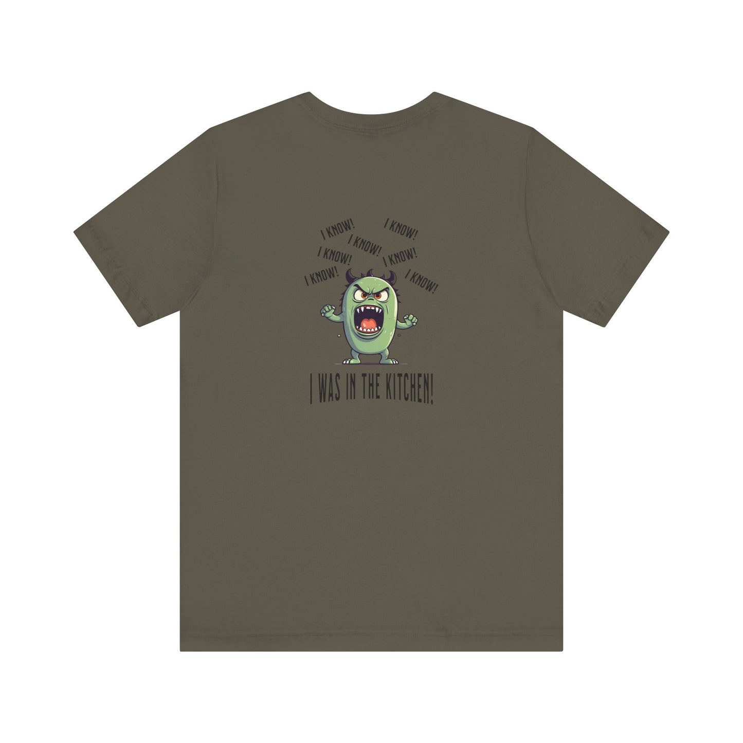 T-Shirt - Angry Monster Pickleball 'I Know, I'm in the Kitchen'