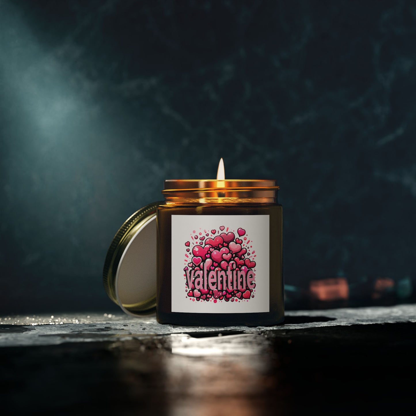 Scented Candles, Valentine Bouquet Heart Design