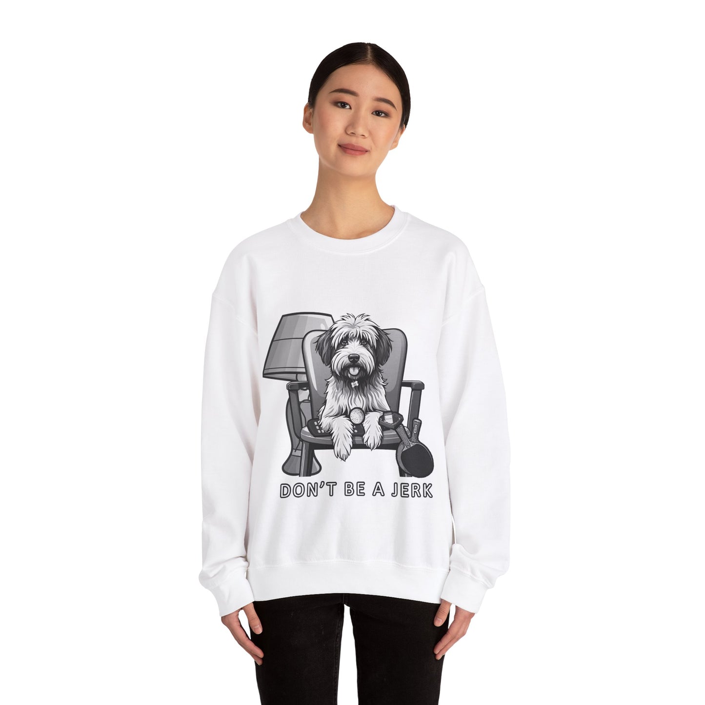 Funny Movie Inspired Unisex Sweatshirt - Don't be a Jerk Design